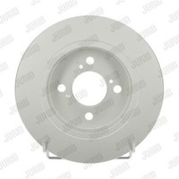 Jurid 2X Bremsscheibe Hinten Ø259 Mm Voll Beschichtet FüR Suzuki Swift IV FZ