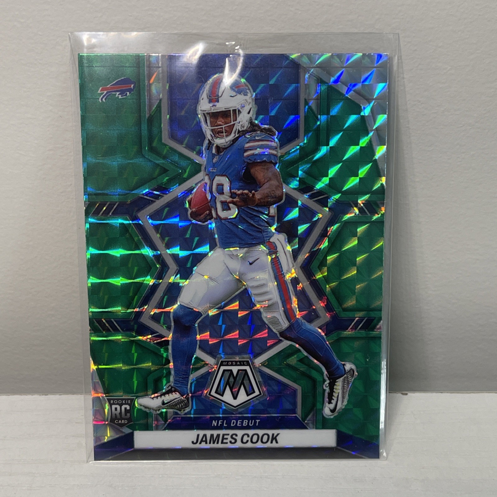 2022 Mosaic James Cook RC Green Rookie #309 Bills