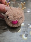 BATH BODY WORKS REINDEER POCKETBAC HOLDER SLEEVE SANITIZER CASE CLIP  — photo 1