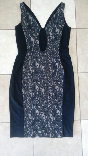 Women French Connection Dress Black 40 / L / 48 #8MI5