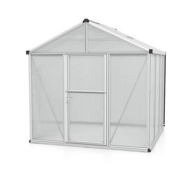 Vitavia Premium Gewächshaus Zeus 6200 258x242cm 10mm HKP Aluminium eloxiert