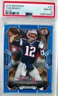 2015 BOWMAN TOM BRADY BLUE SSP /99 PSA NM-MT 8 CLEAN CASE READ