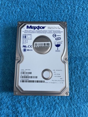 Festplatte HDD Maxtor 250GB 3,5 IDE (100% Health, 13 Tage benutzt) ( A4 )