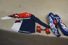 Youth MX Gear Oneal Pants Thor Jersey Gloves 24" Pants Youth XL Jersey