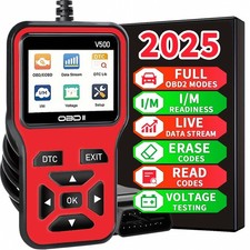 2025 Universal OBD2 Diagnostic Scanner   Code Reading, Live Data, I M Readiness