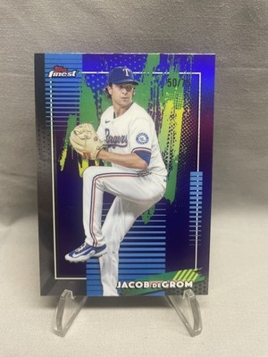 2026 Topps Finest Jacob DeGrom True Purple Refractor /75