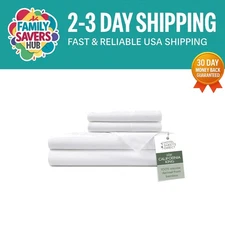 OEKO-TEX Certified Bamboo Sheets Set - California King Luxury Bedding Essentials