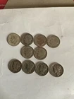 Lot of 3 - each with 10 - 90% Silver Roses/ Mercury Dimes mixed dates and Mints
