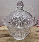 Crystal Bowl Candy Dish DePlomb Lead Covered 6" Made in USA