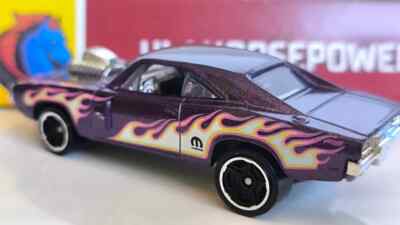 70 DODGE CHARGER PURPLE T9712 HW HORSPOWER Hot Wheels Basic Loose
