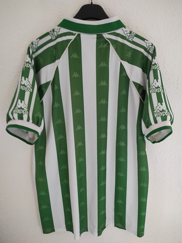 REAL BETIS 1995-1996 camiseta shirt trikot maillot maglia L - Picture 5 of 5