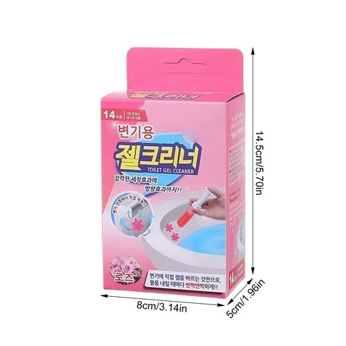 Toilet Cleaning Gel Stamps Floral Scented Gel Bathroom Bowl Toilet Freshener Gel - Picture 3 of 18