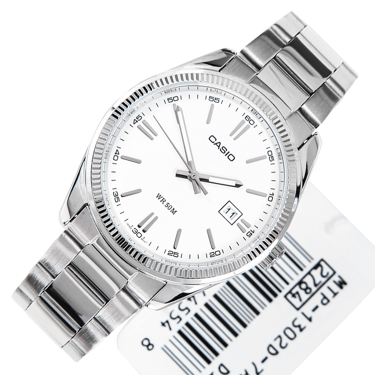 CASIO MTP-1302PD-1A1VEF 44.2mm Casa di Acciaio, Cinturino di Acciaio  Argento Orologio da Polso per Uomo | Acquisti Online su eBay