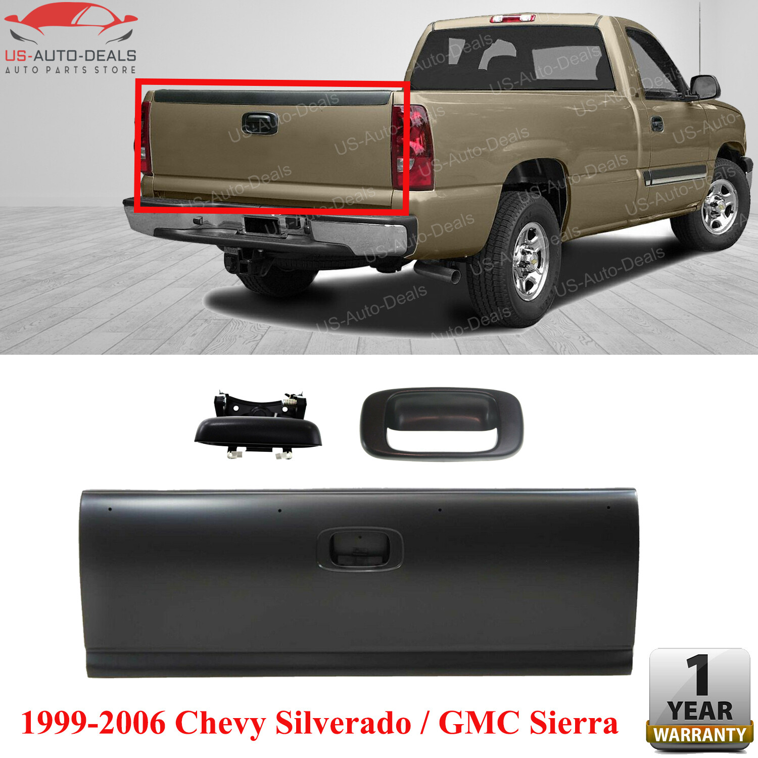 Tailgate Kit For 992006 Chevrolet Silverado 1500 20012006 Silverado