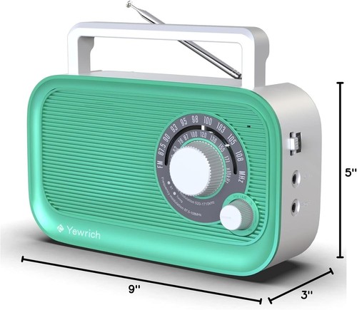 Analog AM/FM Radio with Bluetooth Connectivity - Portable & User-Friendly - Picture 10 of 10