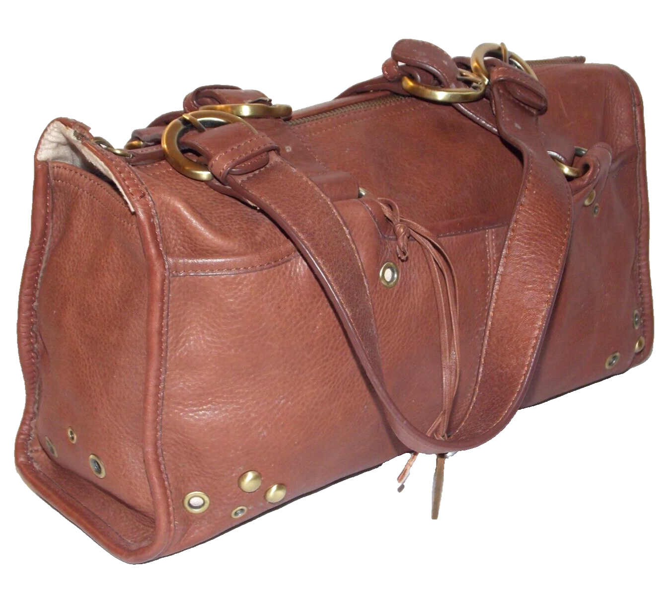 HIDESIGN BY RADLEY GENUINE LEATHER TOTE SHOULDER HANDBAG/POCKETS/CASUAL