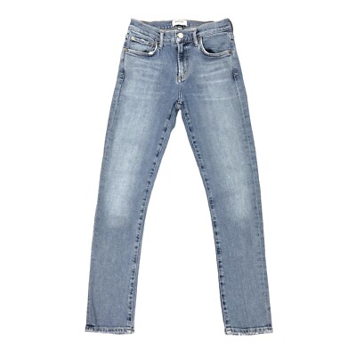 AGOLDE Toni Mid Rise Skinny Jeans Women's Size 25 25X27.5 Blue Stretch