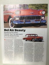 HMN 1255 Article Glamorous Grilles Bel Air Beauty 1956 Chevrolet Nov 2014 1 page