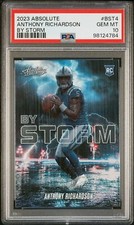 2023 PANINI ABSOLUTE BY STORM #BST4 ANTHONY RICHARDSON PSA 10 ROOKIE CARD RC