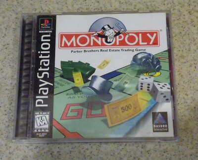 Monopoly (Sony PlayStation 1, 1998) PS1 Black Label Tested! See Pictures