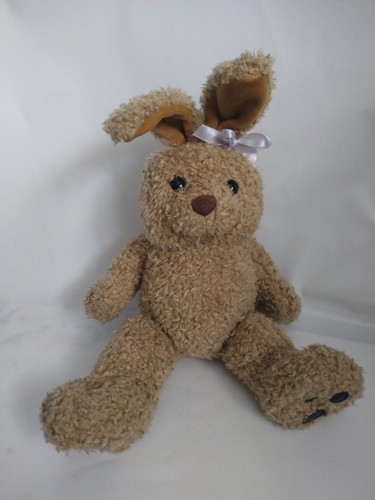 Peluche Build A Bear BAB Paws marrone riccio coniglietto pasquale coniglio 18” 1997 unisex - Foto 5 di 13