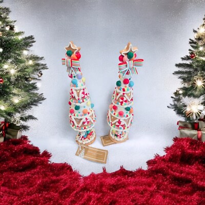 CUPCAKES AND CASHMERE CHRISTMAS CLAYDOUGH GINGERBREAD ACCENT TREE