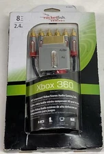 Rocketfish RF-XBXCV 8' HD Component Video/Stereo Audio Gaming Cable for Xbox 360