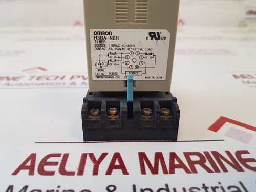 Omron H3BA-N8H 0 do 30 sekund timer z podstawą 110VAC 50/60HZ - Zdjęcie 4 z 4