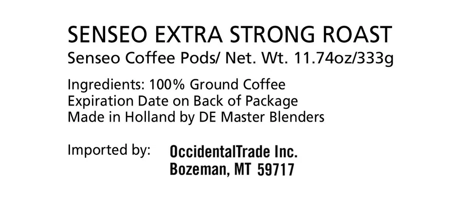 Cápsulas de café tostado oscuro extra fuertes Senseo 144 unidades sabor intenso Foto 2 de 4