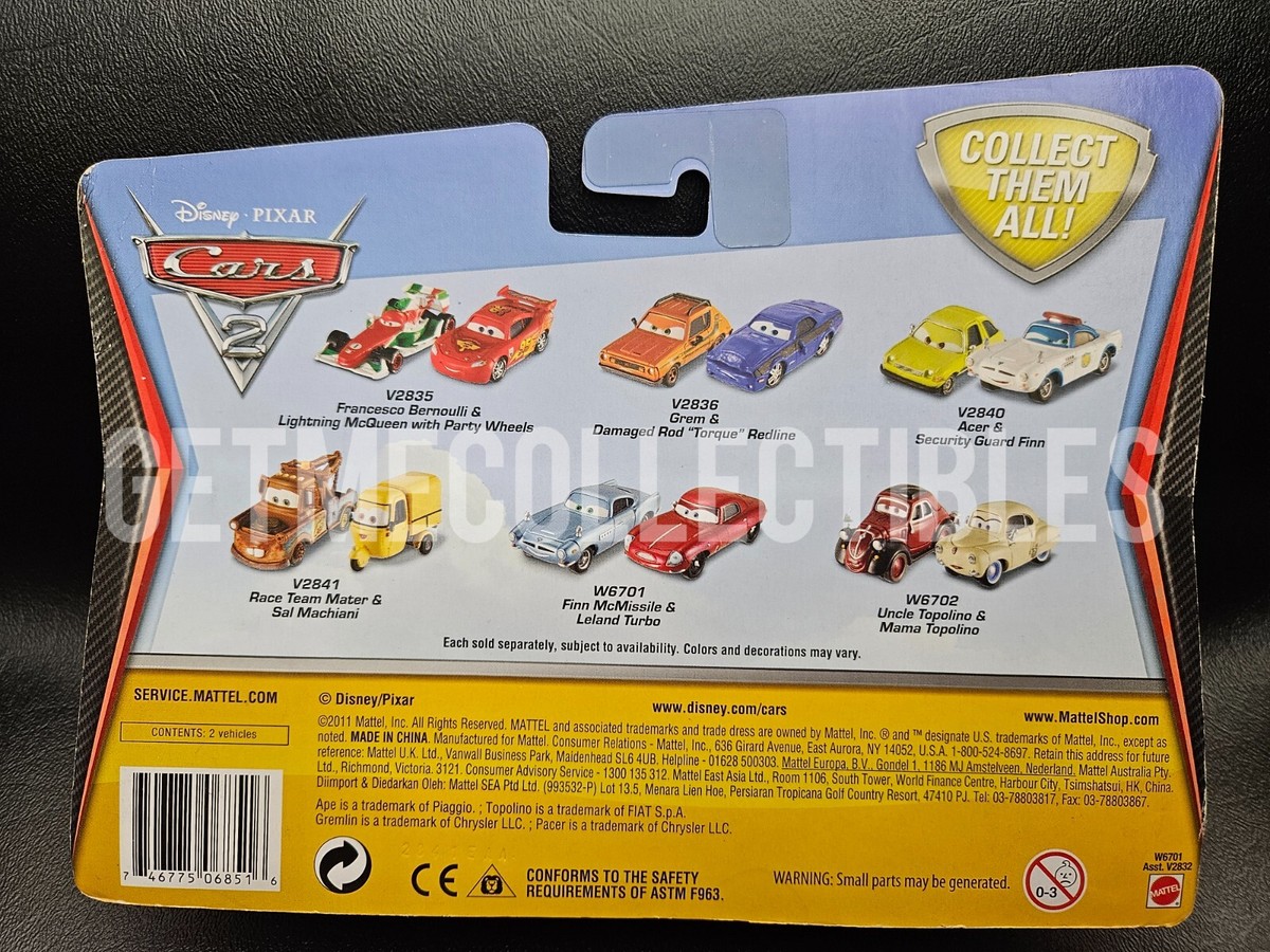 こちくんカーズ マテル Leland Turbo こちくんカーズ マテル Leland Turbo Disney Pixar Cars Leland