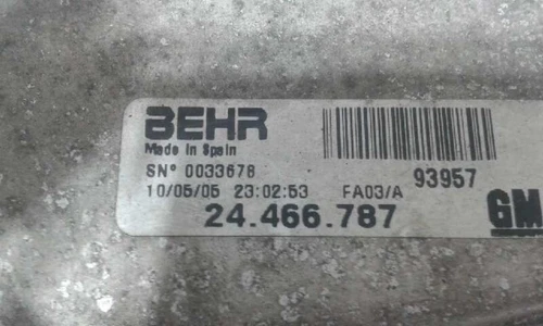 24466787 Intercooler per OPEL CORSA C Silverline 202206 - Bild 3 von 4