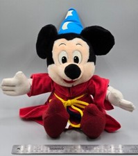 Disneyland Disney World Fantasia Mickey Mouse Plush Wizard 14  Vintage 1980  s