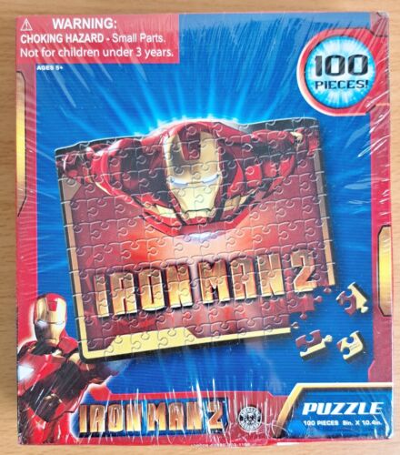 Iron Man 2 Puzzle 100 Pieces 2010 - 9" x 10.4" - Sealed - Picture 1 of 5