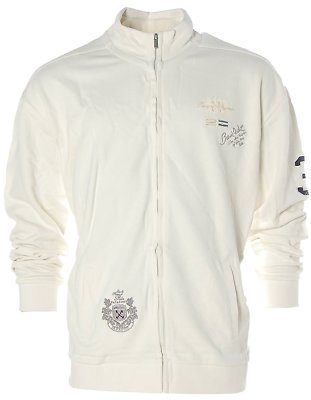 Kitaro Herren Strickjacke Jacke Stehkragen Offwhite 3XL X1541