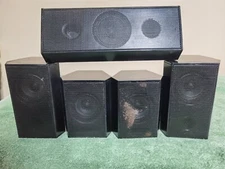 Samsung Surround Sound Mini Speaker Set Of 5 PS-HS1-1 HS2-1 & HC2-1 Tested Works
