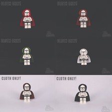 Hooded Cape Cloak for LEGO Minifigures -Pick Your Color-Fantasy Cloth Accessory