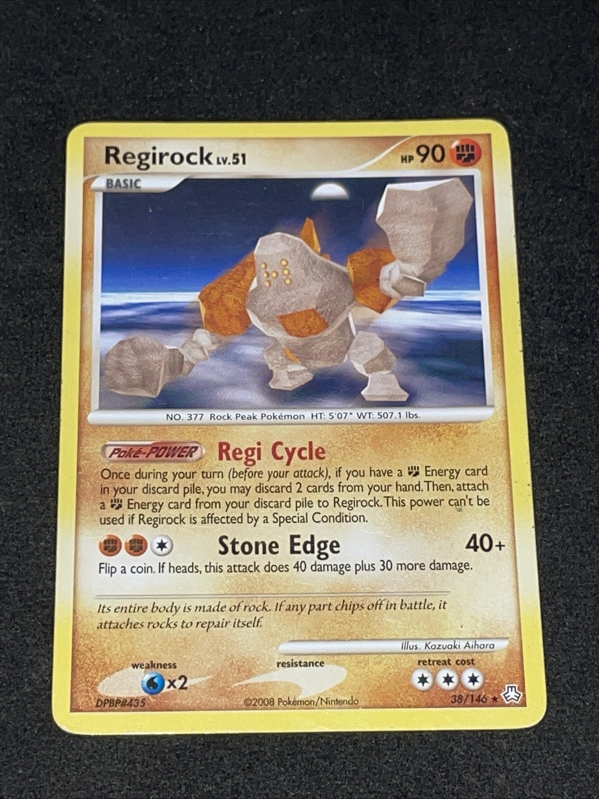 Pokemon Regirock 38/146 Rare Legends Awakened Near Mint