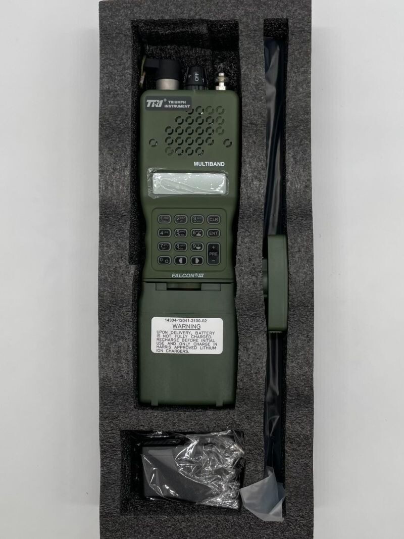 US Stock TRI AN/PRC 152 Multiband 12.6V 15W Handheld Radio MBITR