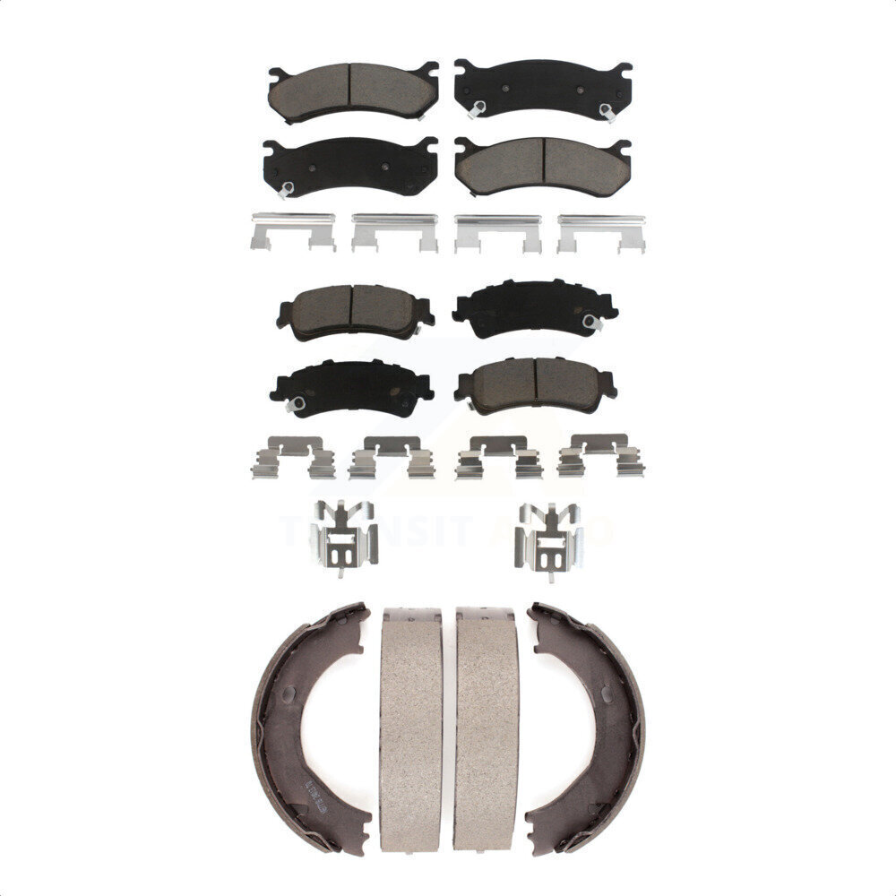 High-Performance Ceramic Brake Pads & Parking Shoes for Chevy Silverado 1500 GMC