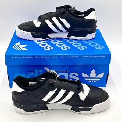 Adidas Originals Rivalry Low Black White FZ6327 Men's Sz 6-12 Classic  Basketball