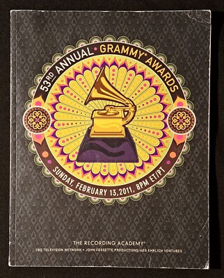2011 53rd Annual GRAMMY AWARDS Programme Book Original