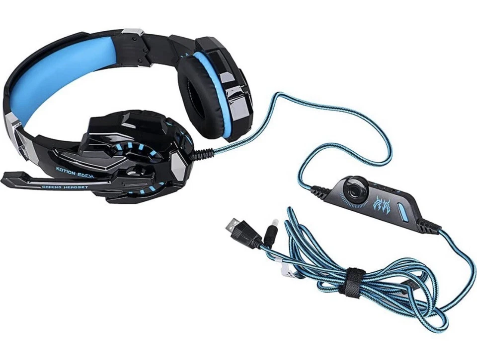 KOTION EACH G9000 Headset 3.5mm Gaming Headset with Mic: Laptop/PC/Tablet/Phone - Image 4 of 4