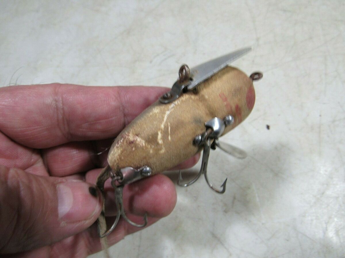 Vintage Early Heddon Crazy Crawler Fishing Lure | eBay Vintage Early Heddon Crazy Crawler Fishing Lure | eBay