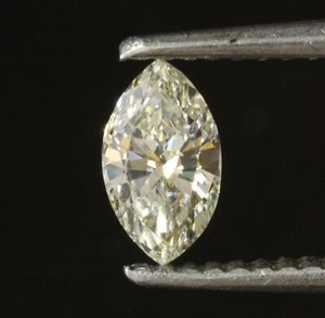 loose marquise 3.91x688x2.1mm SI1 K .37ct diamond vintage Natural fancy cut