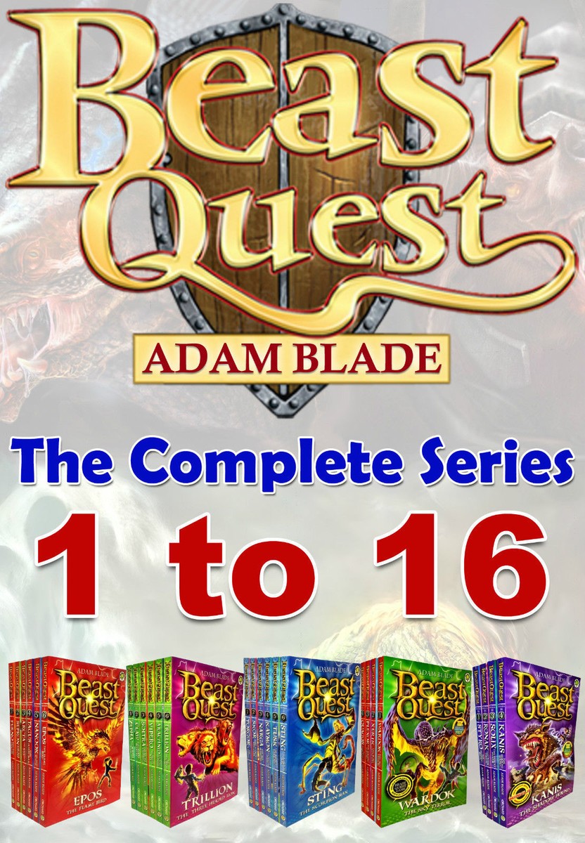 Beast Quest The Complete Series Collection Adam Blade Series (1 to