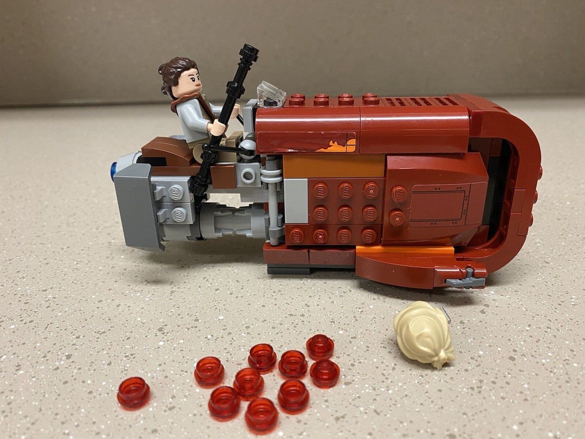 Lego 75099 Star Wars Rey's Speeder Land Speeder 100 % Complete