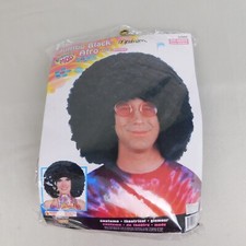 Forum Novelties 52886 Deluxe Black Jumbo Afro Halloween Wig Black 60s 70s 80s