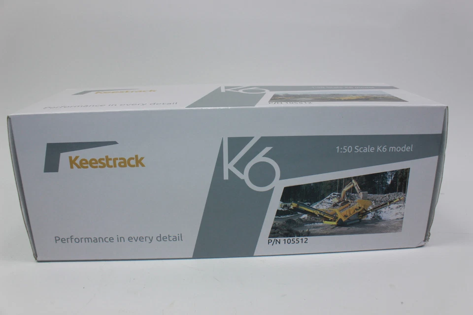 Sistema de cribado Keestrack K6 Frontier en suspensión sobre orugas móvil NUEVO en embalaje original 1:50 - Imagen 2 de 4