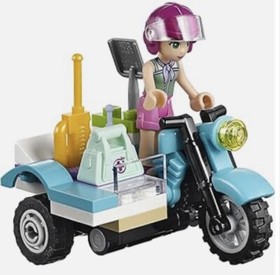 Lego 41032 Friends First Aid Jungle Bike Complete Set BUILT ONCE + Instructions