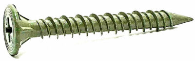 Cement Fiber Backer Board Screw Hi-Lo Phillips Wafer Head #8x 2-1/4 Ruspert 2000